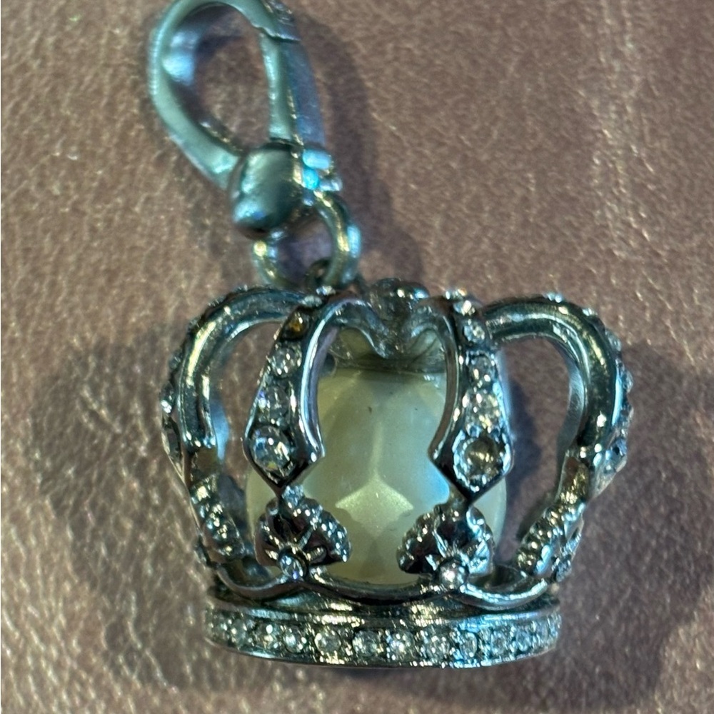 Juicy Couture Silver Crown Charm